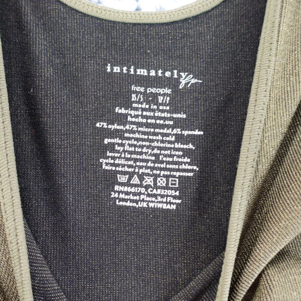 Free People Intimately Bodycon dress Black Yellow Size XS/S P NEW - Picture 5 of 9